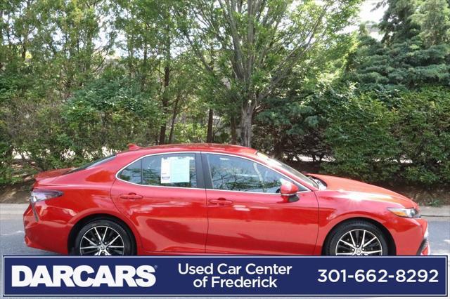 Photo of 2022 Supersonic Red Toyota Camry