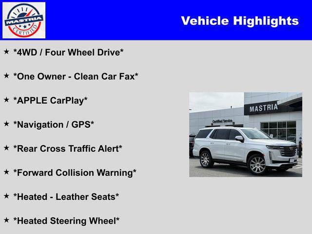 Photo of 2021 Crystal White Tricoat Cadillac Escalade