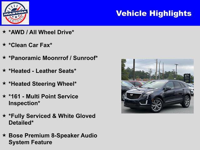 Photo of 2021 Dark Moon Blue Metallic Cadillac XT5