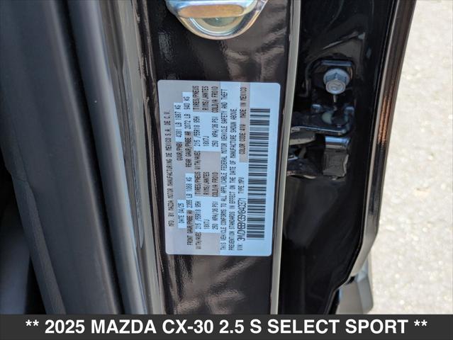 Photo of 2025 Jet Black Mica Mazda CX-30