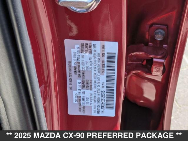 Photo of 2025 Soul Red Crystal Metallic Mazda CX-90