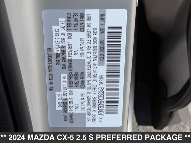 Photo of 2024 Platinum Quartz Metallic Mazda CX-5