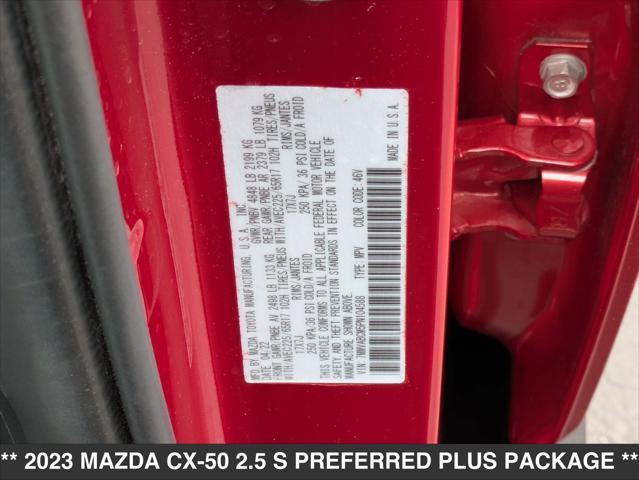 Photo of 2023 Soul Red Crystal Metallic Mazda CX-50