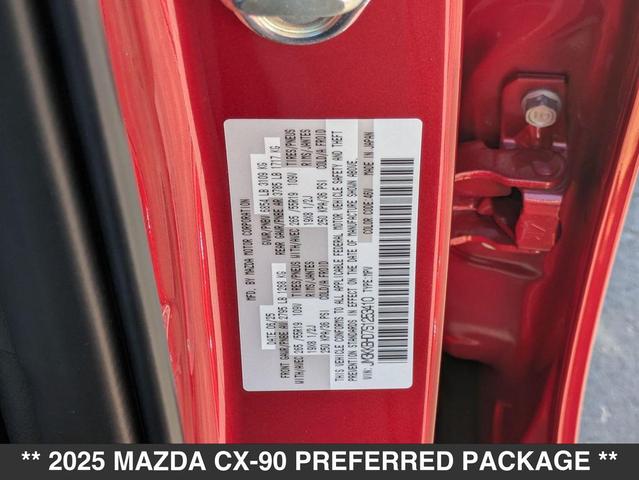 Photo of 2025 Soul Red Crystal Metallic Mazda CX-90