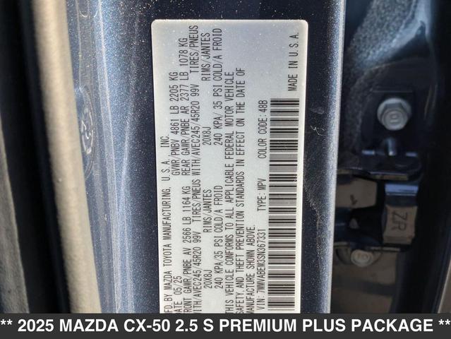 Photo of 2025 Ingot Blue Metallic Mazda CX-50