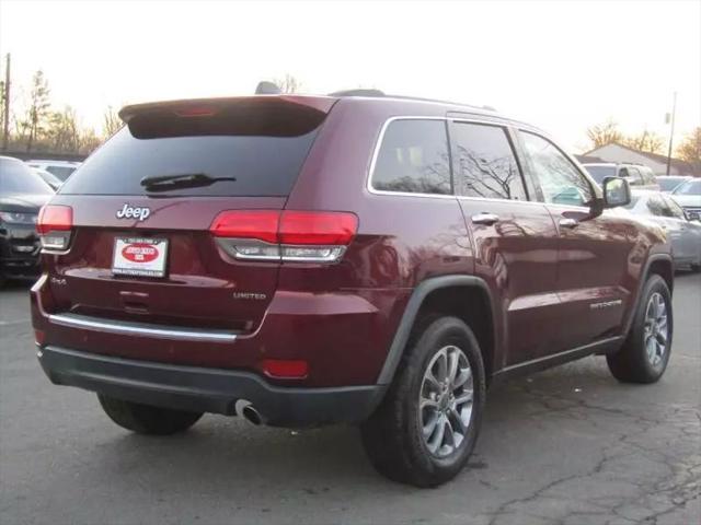 Photo of 2016 Burgundy Jeep Grand Cherokee