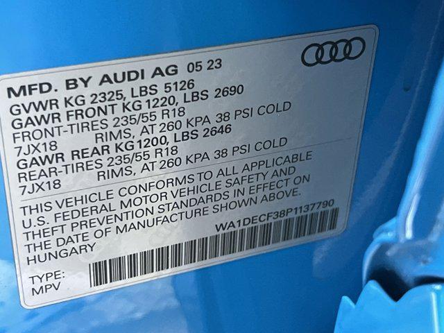 Photo of 2023 Blue Audi Q3
