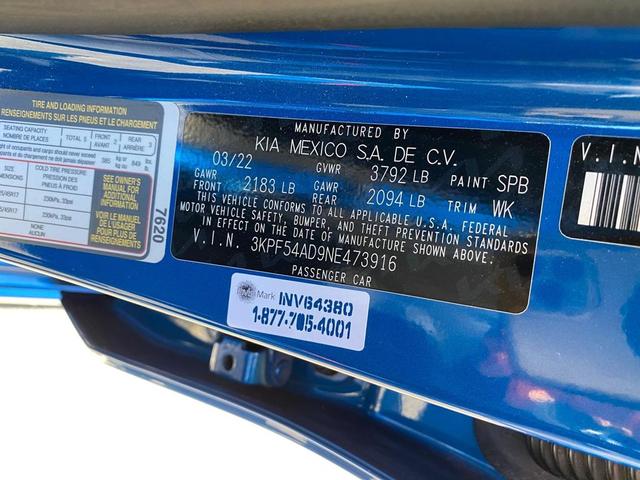 Photo of 2022 Sporty Blue Kia Forte