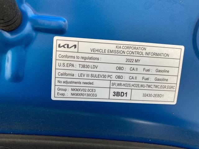Photo of 2022 Sporty Blue Kia Forte