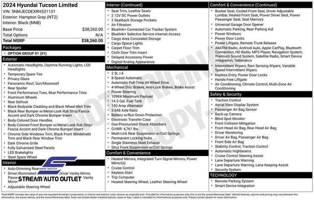 Photo of 2024 Hampton Gray Hyundai TUCSON