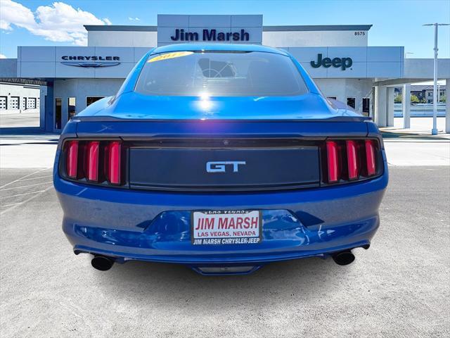 Photo of 2017 Lightning Blue Ford Mustang