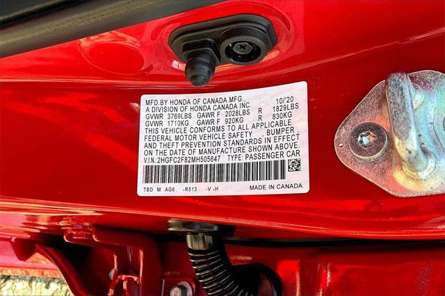 Photo of 2021 Rallye Red Honda Civic