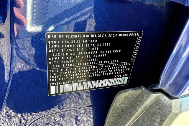 Photo of 2023 Blue Metallic Volkswagen Taos