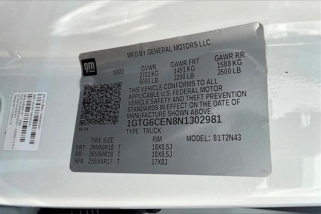 Photo of 2022 Summit White GMC Canyon