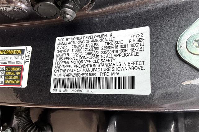 Photo of 2022 Sonic Gray Pearl Honda CR-V