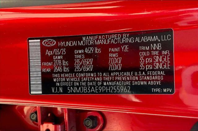 Photo of 2023 Calypso Red Hyundai TUCSON