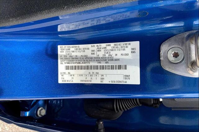 Photo of 2021 Lightning Blue Metallic Ford Bronco