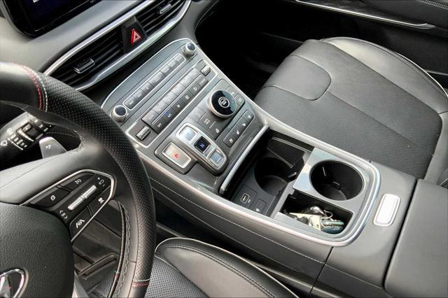 Photo of 2022 Calypso Red Hyundai SANTA FE