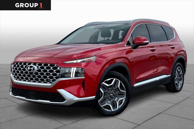 Photo of 2022 Calypso Red Hyundai SANTA FE