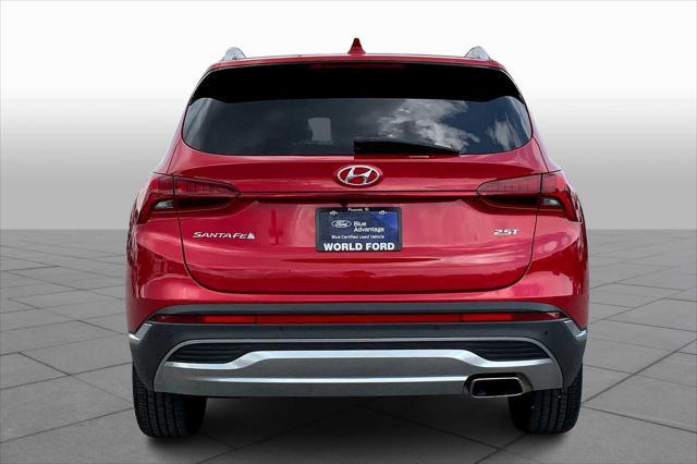 Photo of 2022 Calypso Red Hyundai SANTA FE