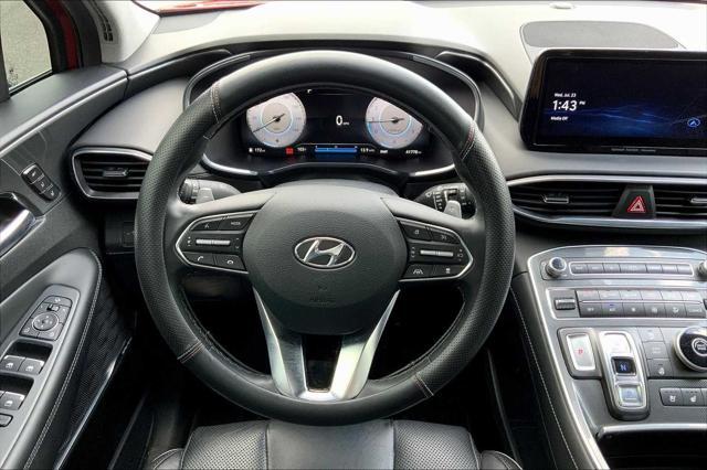 Photo of 2022 Calypso Red Hyundai SANTA FE