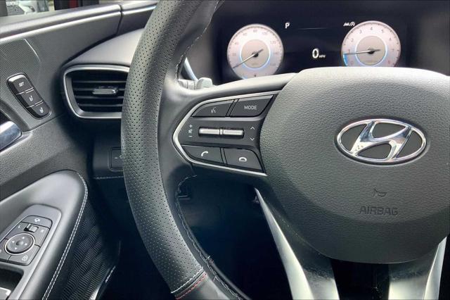 Photo of 2022 Calypso Red Hyundai SANTA FE
