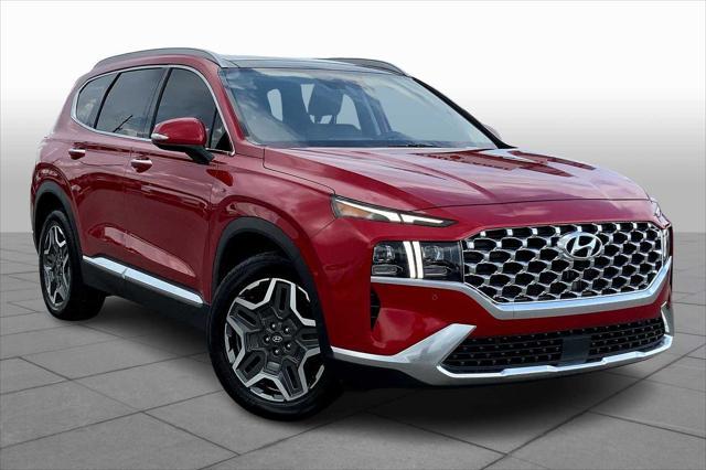 Photo of 2022 Calypso Red Hyundai SANTA FE