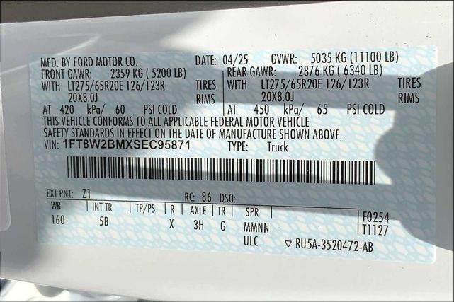 Photo of 2025 White Ford F-250