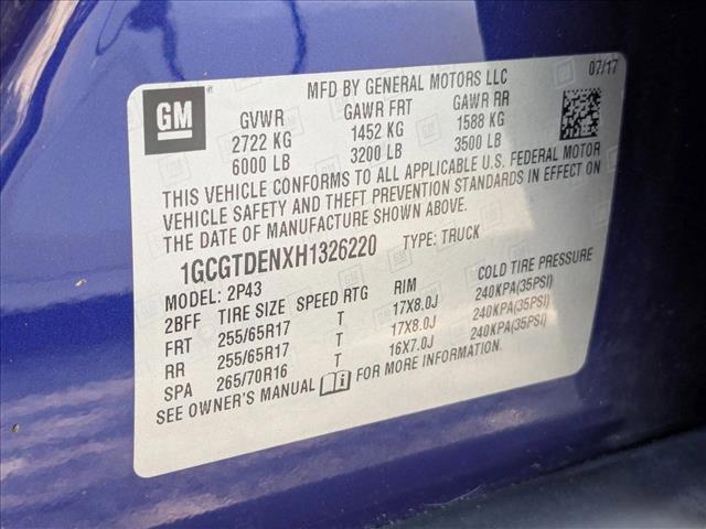 Photo of 2017 Laser Blue Metallic Chevrolet Colorado
