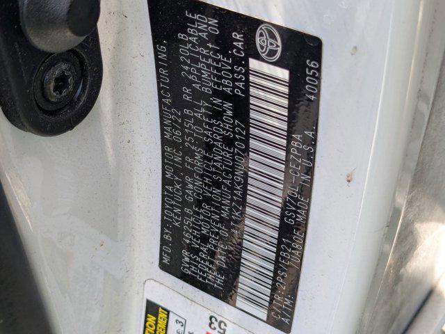 Photo of 2022 White Toyota Camry