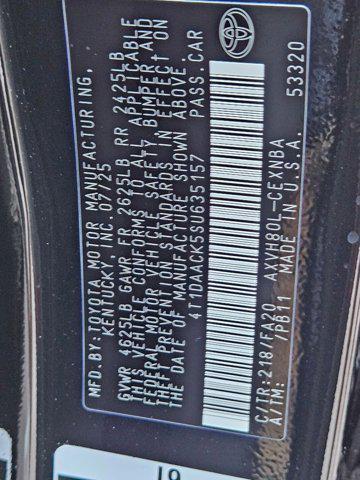 Photo of 2025 Midnight Black Metallic Toyota Camry