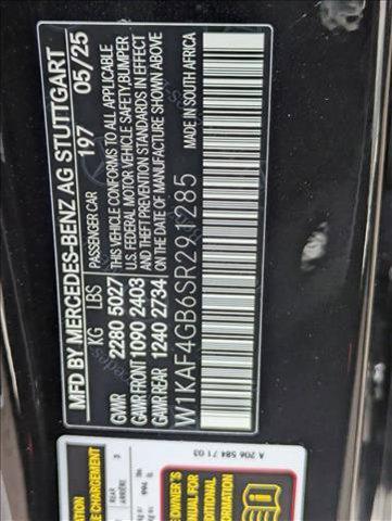 Photo of 2025 Obsidian Black Metallic Mercedes-Benz C-Class