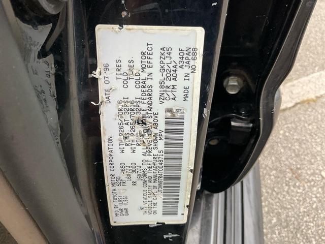 Photo of 1996 BLACK Toyota 4Runner