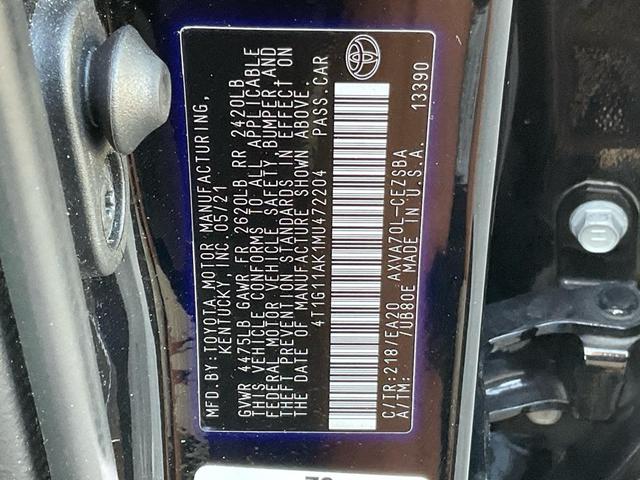 Photo of 2021 BLACK Toyota Camry