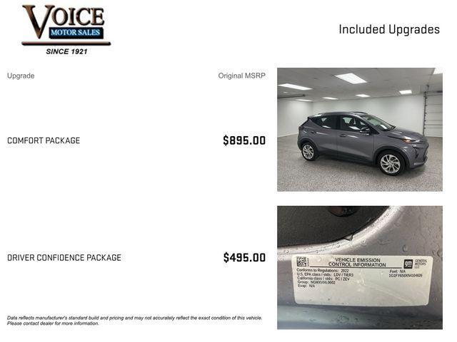 Photo of 2022 Gray Ghost Metallic Chevrolet Bolt EUV
