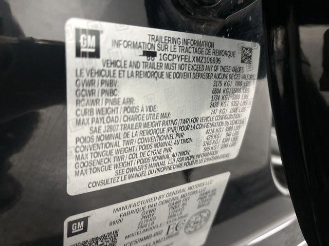 Photo of 2021 Black Chevrolet Silverado 1500