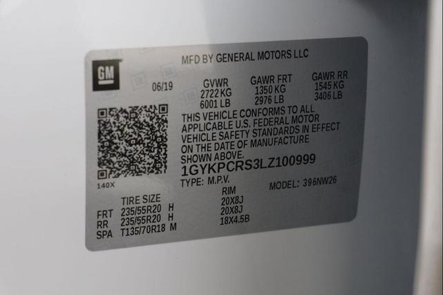 Photo of 2020 Crystal White Tricoat Cadillac XT6