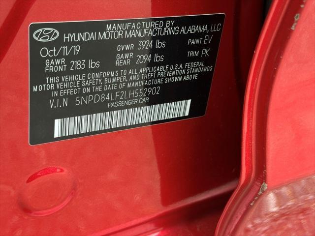 Photo of 2020 Calypso Red Hyundai ELANTRA