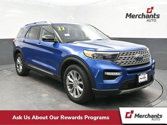 Photo of 2022 Blue Metallic Ford Explorer