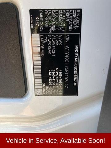 Photo of 2023 White Mercedes-Benz Sprinter 2500