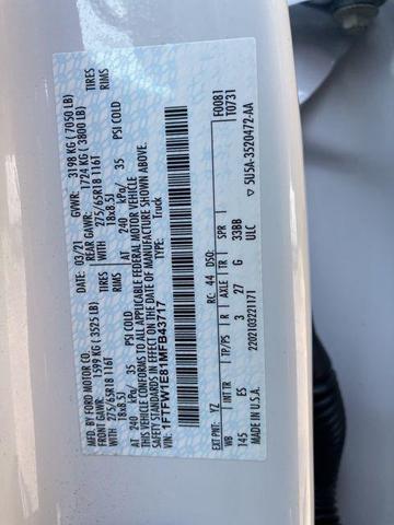 Photo of 2021 Oxford White Ford F-150