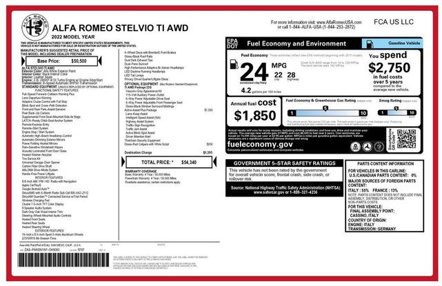 Photo of 2022 Alfa White Alfa Romeo Stelvio