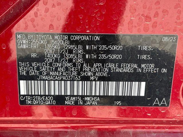 Photo of 2023 Red Toyota bZ4X