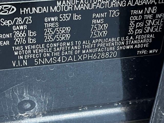 Photo of 2023 Portofino Gray Hyundai SANTA FE