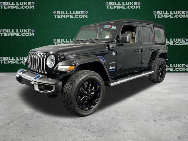Photo of 2022 Black Clearcoat Jeep Wrangler Unlimited 4xe