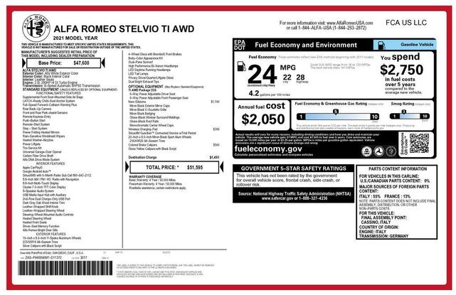 Photo of 2021 Alfa White Alfa Romeo Stelvio