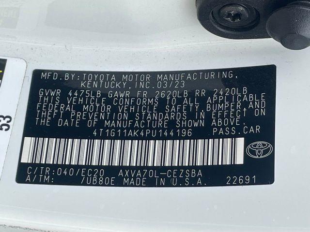 Photo of 2023 Ice Toyota Camry