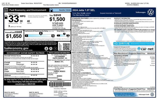 Photo of 2024 Pyrite Silver Metallic Volkswagen Jetta