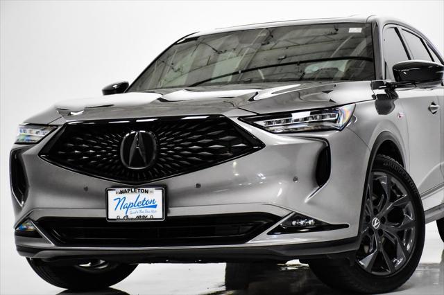 Photo of 2023 Liquid Carbon Metallic Acura MDX