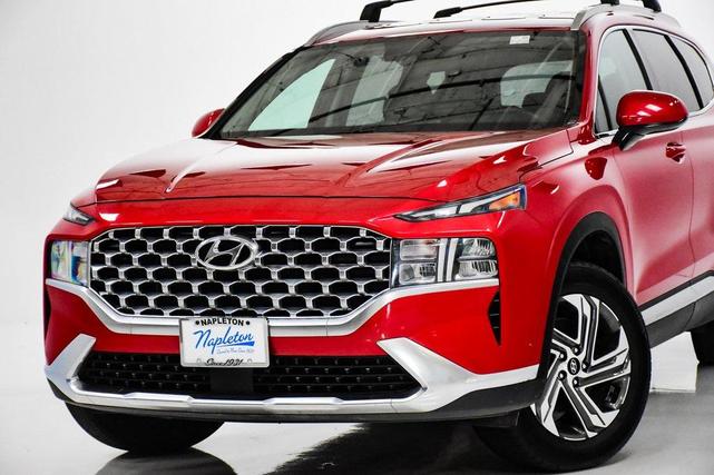 Photo of 2022 Calypso Red Hyundai SANTA FE